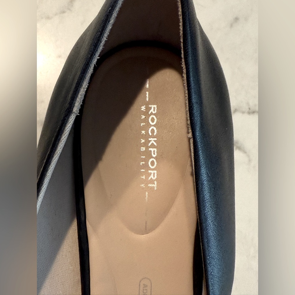 Rockport Walkability Black Leather Heels Women’s US 9 - Picture 6 of 7
